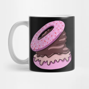 Yummy Donut Full Of Chocolate Mug